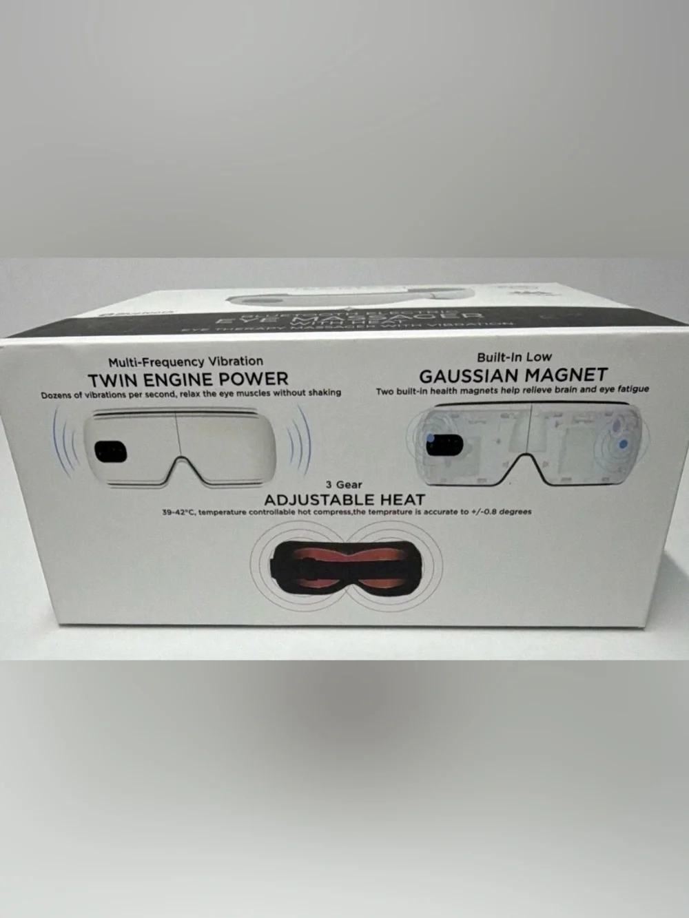 BLUETOOTH ELECTRIC EYE MASSAGER WITH HEAT EYE THERAPY MASSAGER WITH VIBRATION